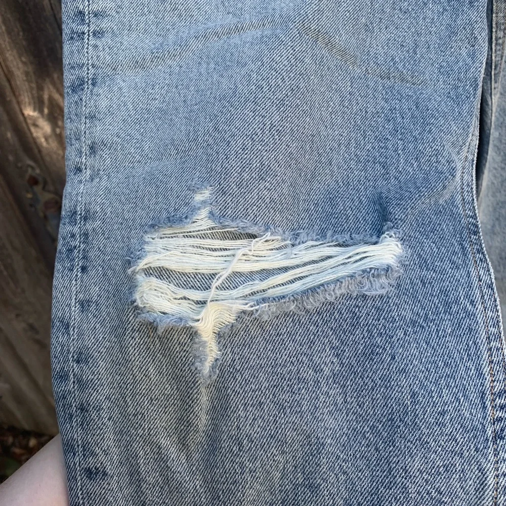 Agolde Riley High Rise Crop Straight Escalate Size 30